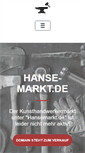 Mobile Screenshot of hansemarkt.de