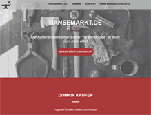 Tablet Screenshot of hansemarkt.de